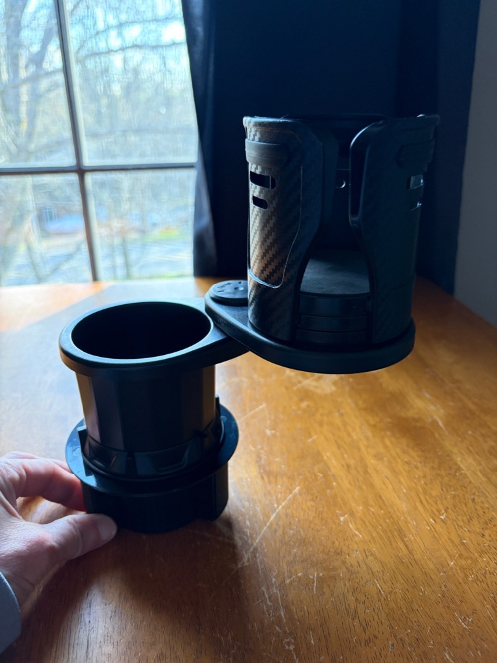 Universal Black VR/AR Controller Holder and Cup Mount